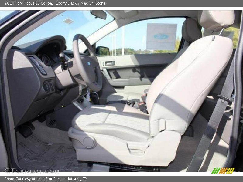 Ebony Black / Medium Stone 2010 Ford Focus SE Coupe