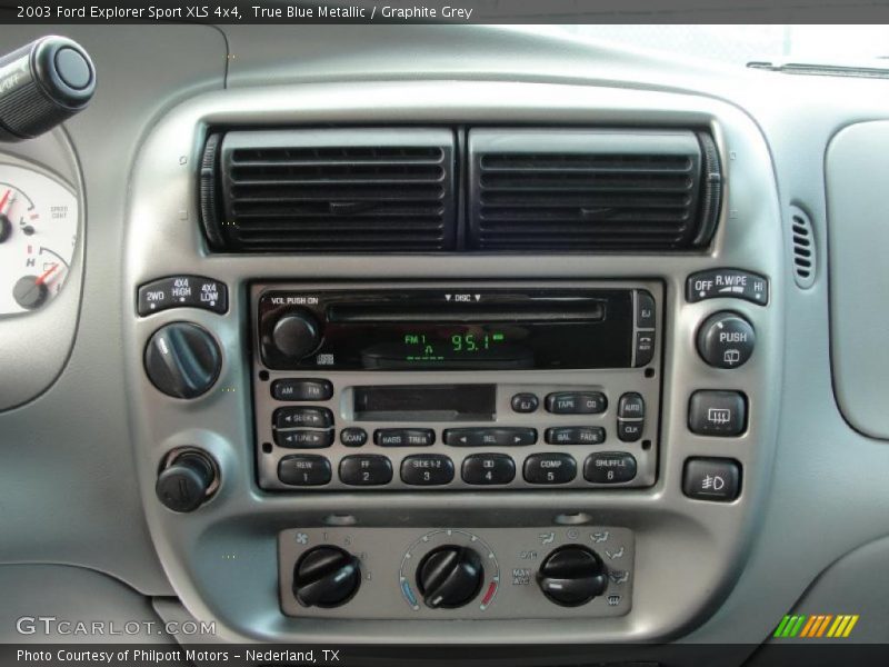 True Blue Metallic / Graphite Grey 2003 Ford Explorer Sport XLS 4x4