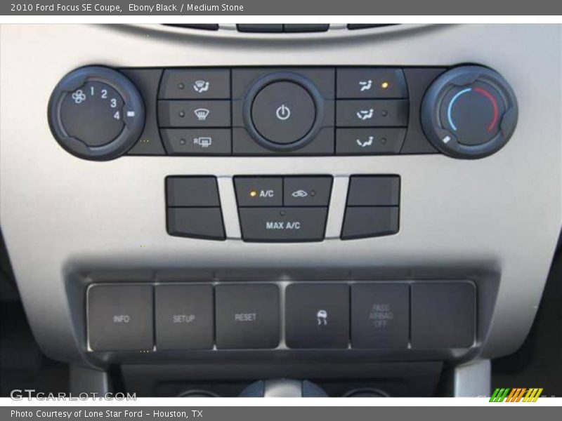 Ebony Black / Medium Stone 2010 Ford Focus SE Coupe
