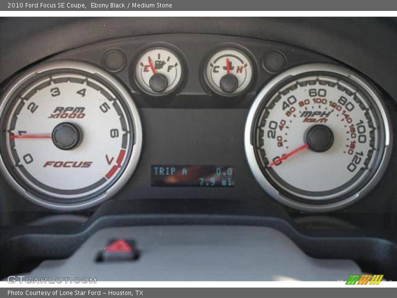 Ebony Black / Medium Stone 2010 Ford Focus SE Coupe