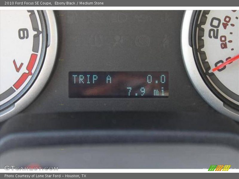 Ebony Black / Medium Stone 2010 Ford Focus SE Coupe