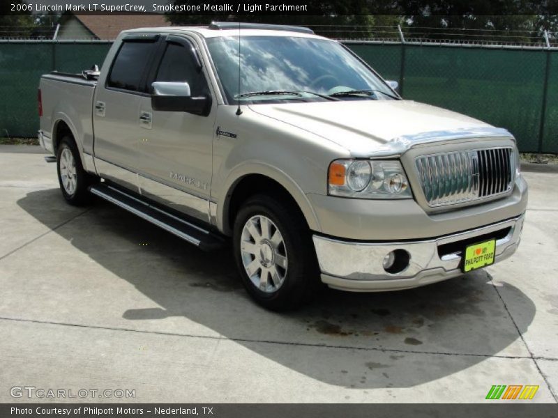 Smokestone Metallic / Light Parchment 2006 Lincoln Mark LT SuperCrew