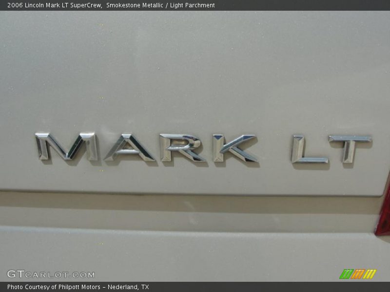 Smokestone Metallic / Light Parchment 2006 Lincoln Mark LT SuperCrew