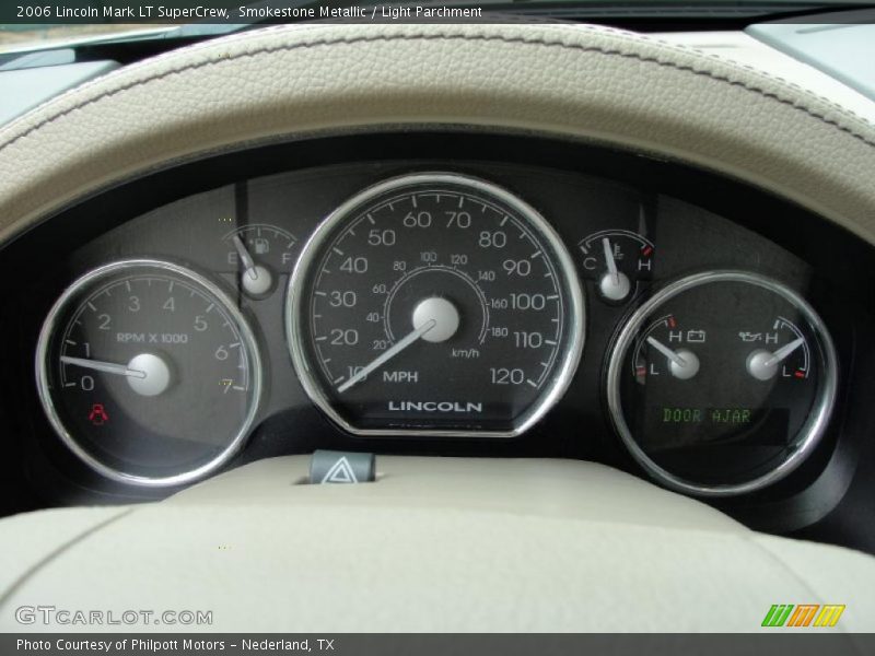 Smokestone Metallic / Light Parchment 2006 Lincoln Mark LT SuperCrew