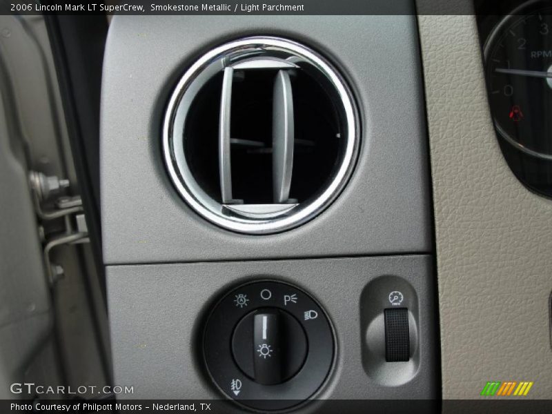 Smokestone Metallic / Light Parchment 2006 Lincoln Mark LT SuperCrew