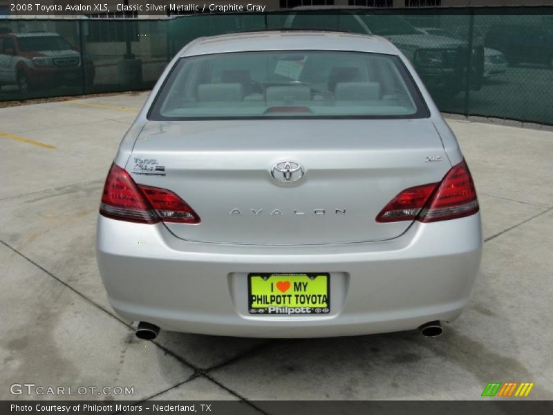 Classic Silver Metallic / Graphite Gray 2008 Toyota Avalon XLS