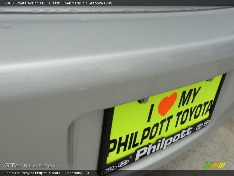 Classic Silver Metallic / Graphite Gray 2008 Toyota Avalon XLS