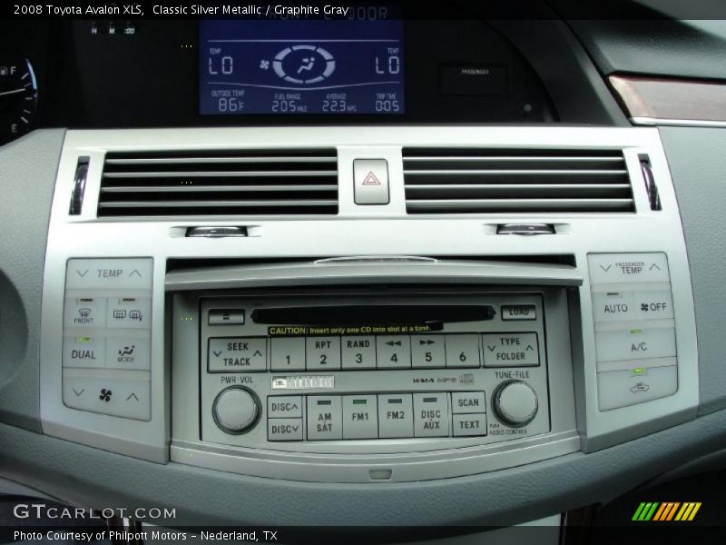 Classic Silver Metallic / Graphite Gray 2008 Toyota Avalon XLS