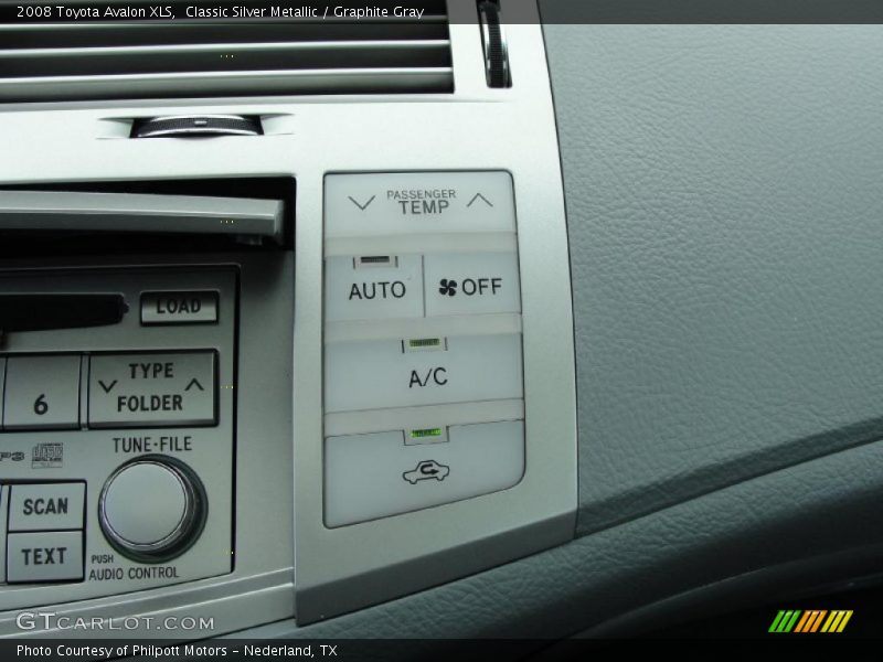 Classic Silver Metallic / Graphite Gray 2008 Toyota Avalon XLS