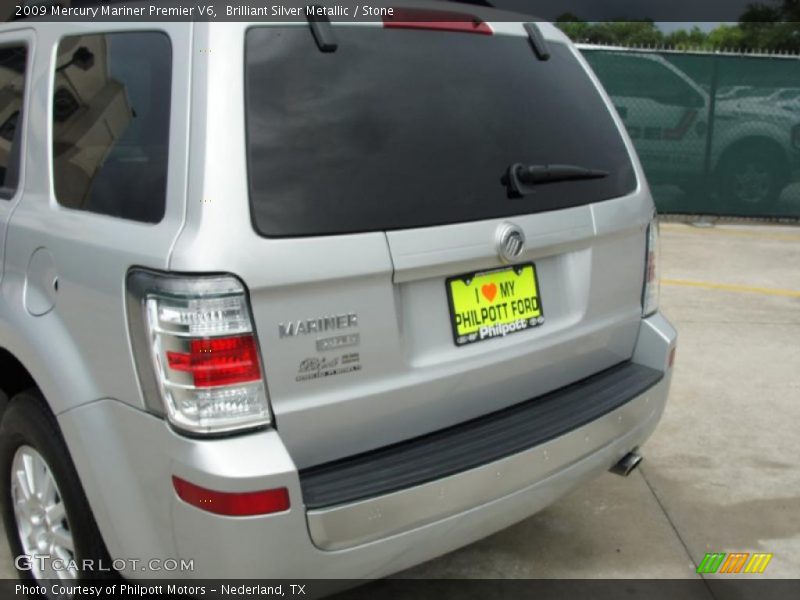 Brilliant Silver Metallic / Stone 2009 Mercury Mariner Premier V6