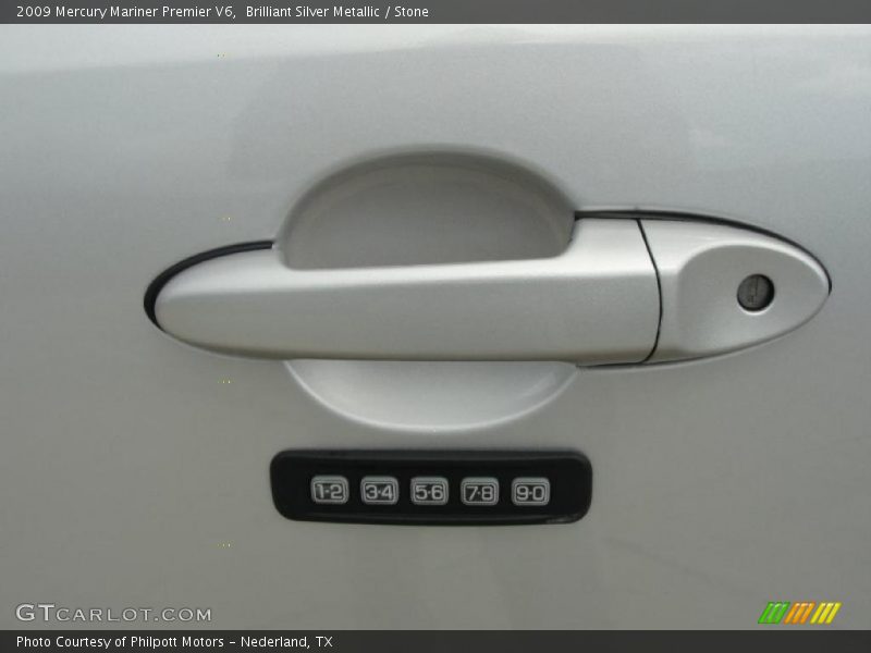 Brilliant Silver Metallic / Stone 2009 Mercury Mariner Premier V6