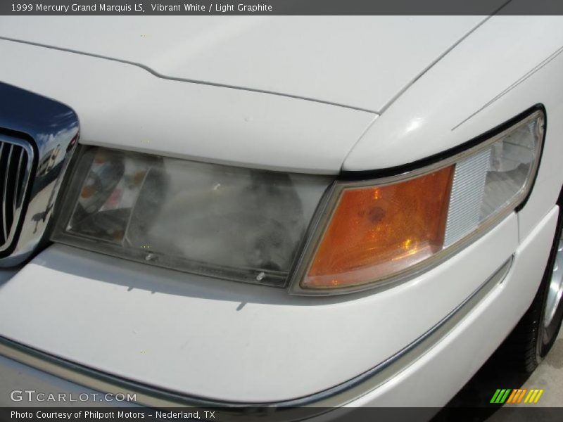Vibrant White / Light Graphite 1999 Mercury Grand Marquis LS