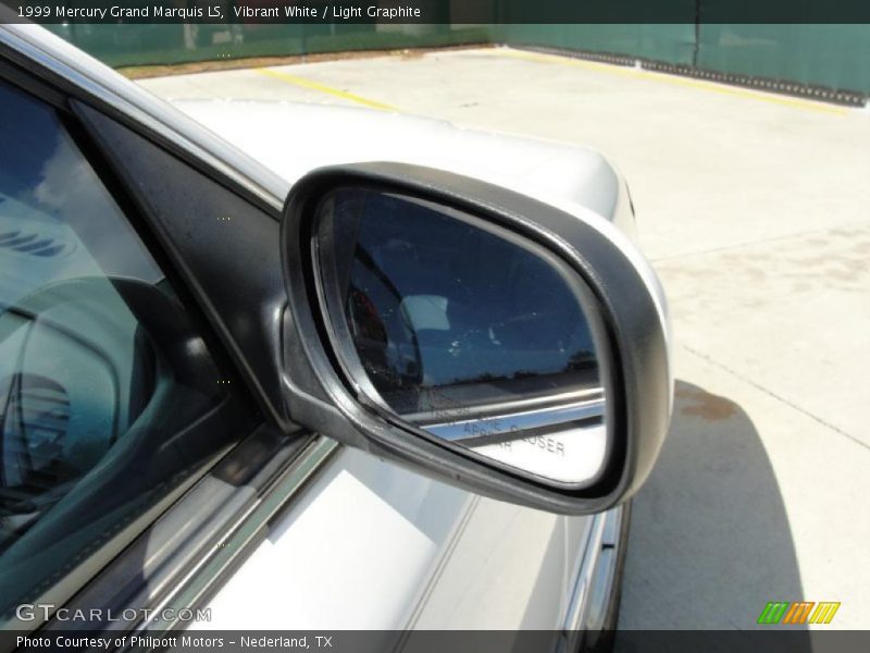 Vibrant White / Light Graphite 1999 Mercury Grand Marquis LS