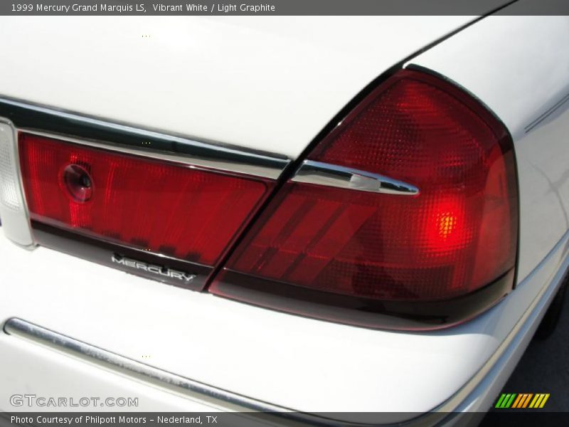 Vibrant White / Light Graphite 1999 Mercury Grand Marquis LS