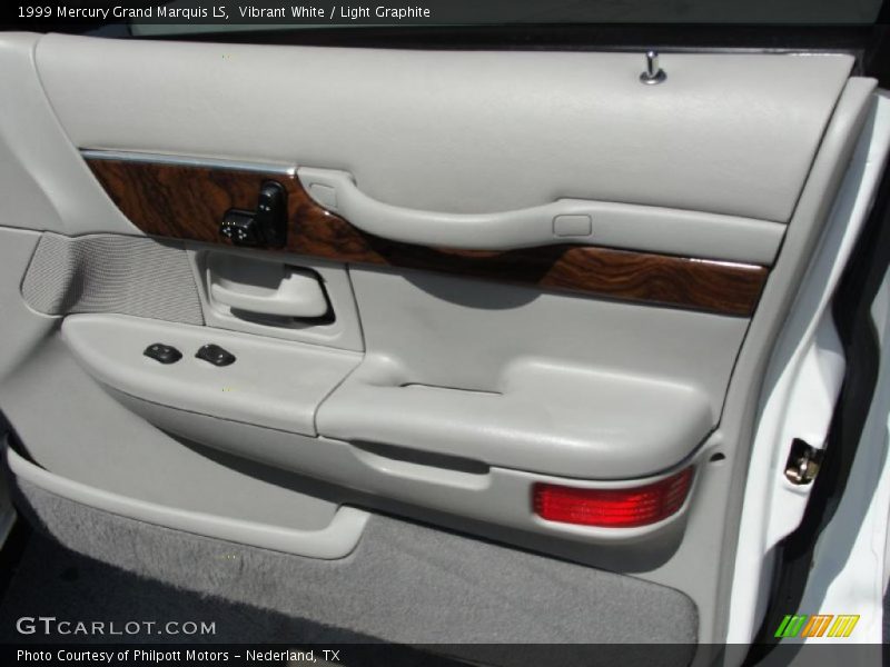 Vibrant White / Light Graphite 1999 Mercury Grand Marquis LS