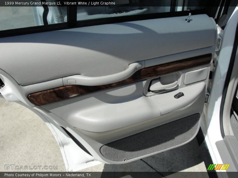 Vibrant White / Light Graphite 1999 Mercury Grand Marquis LS
