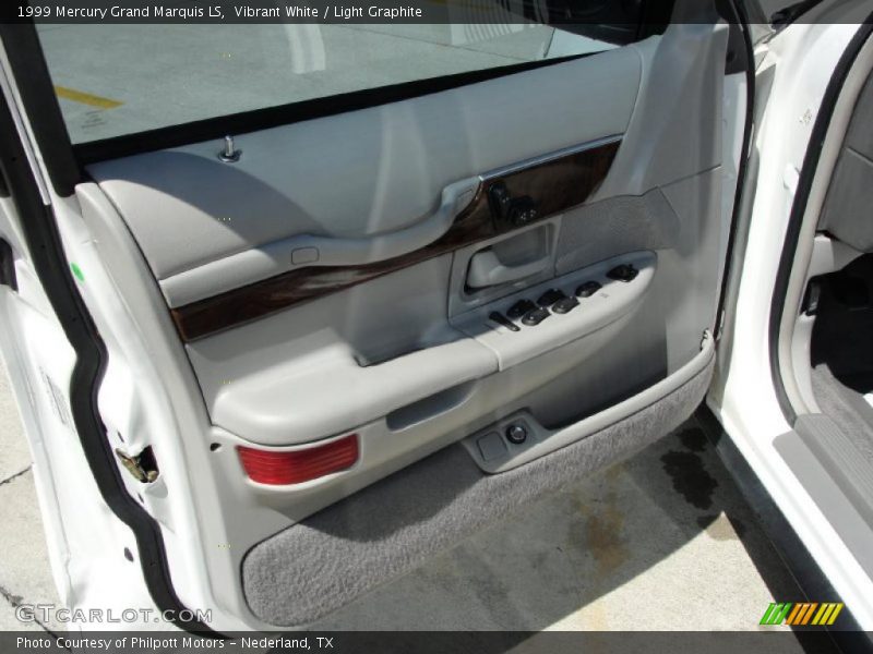 Vibrant White / Light Graphite 1999 Mercury Grand Marquis LS