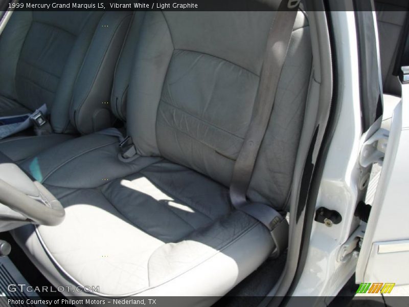Vibrant White / Light Graphite 1999 Mercury Grand Marquis LS