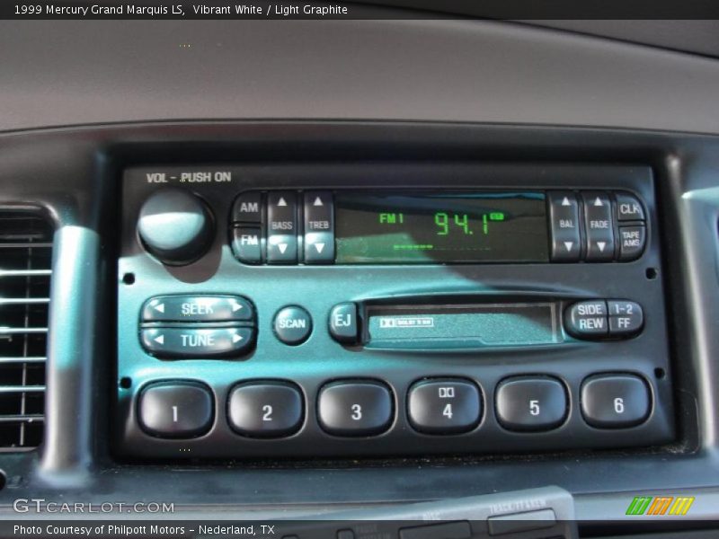 Vibrant White / Light Graphite 1999 Mercury Grand Marquis LS