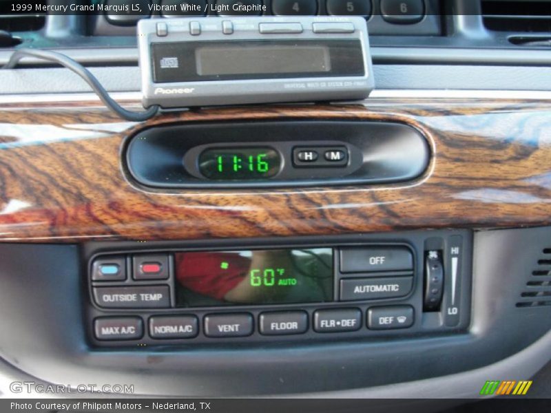 Vibrant White / Light Graphite 1999 Mercury Grand Marquis LS