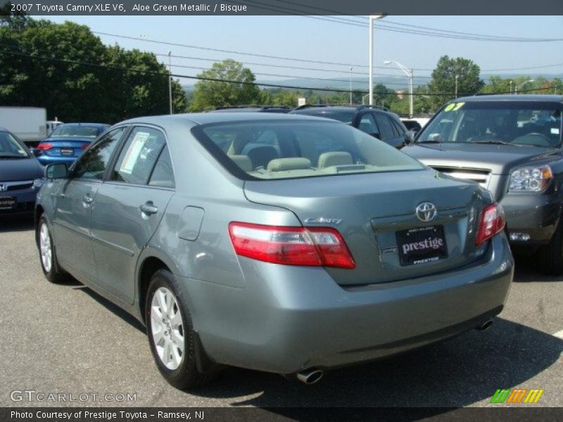 Aloe Green Metallic / Bisque 2007 Toyota Camry XLE V6