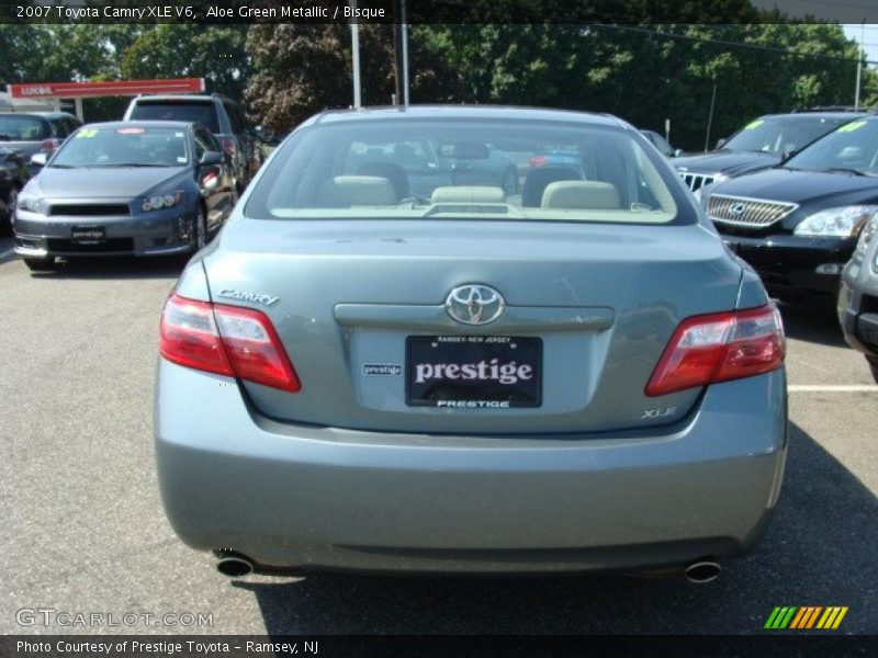 Aloe Green Metallic / Bisque 2007 Toyota Camry XLE V6