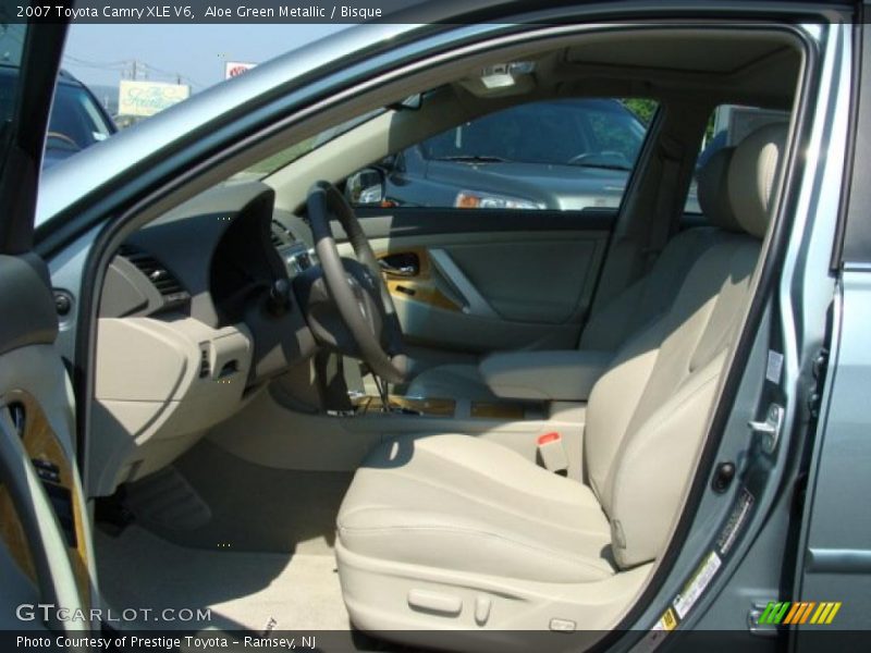 Aloe Green Metallic / Bisque 2007 Toyota Camry XLE V6