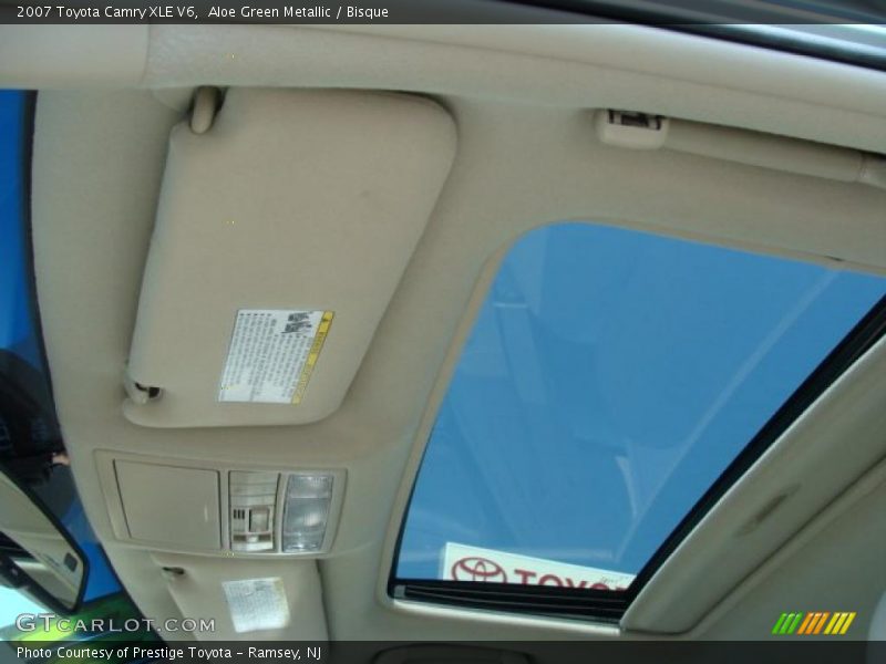 Aloe Green Metallic / Bisque 2007 Toyota Camry XLE V6