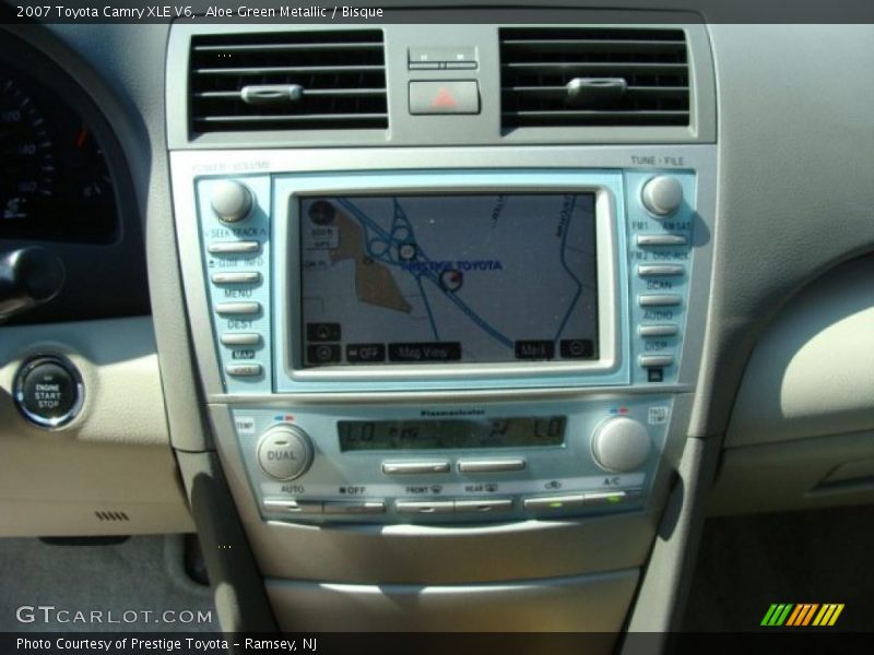 Aloe Green Metallic / Bisque 2007 Toyota Camry XLE V6