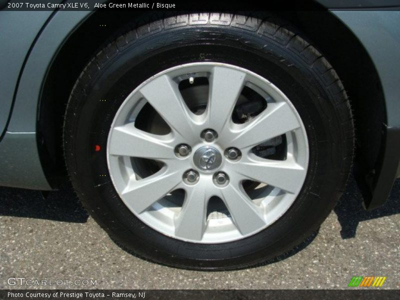 Aloe Green Metallic / Bisque 2007 Toyota Camry XLE V6