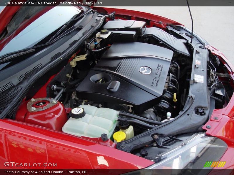 Velocity Red / Black/Red 2004 Mazda MAZDA3 s Sedan