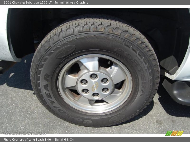 Summit White / Graphite 2001 Chevrolet Suburban 1500 LT