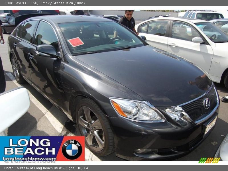 Smoky Granite Mica / Black 2008 Lexus GS 350