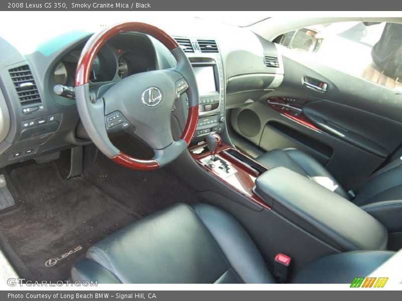 Smoky Granite Mica / Black 2008 Lexus GS 350