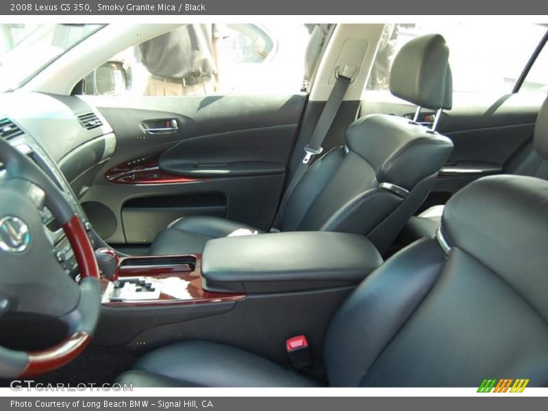 Smoky Granite Mica / Black 2008 Lexus GS 350