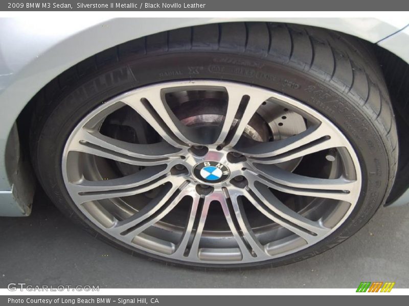 Silverstone II Metallic / Black Novillo Leather 2009 BMW M3 Sedan