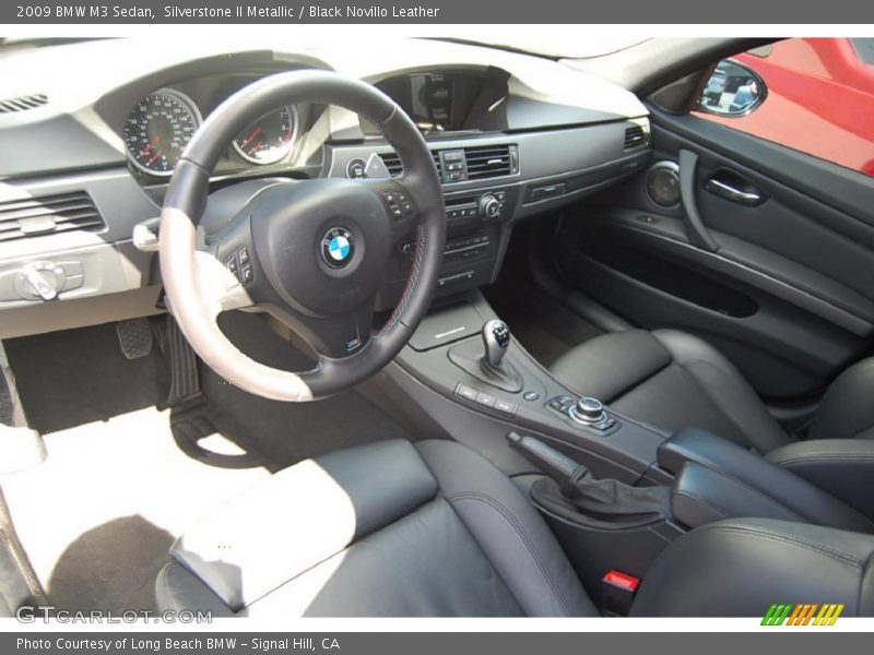 Silverstone II Metallic / Black Novillo Leather 2009 BMW M3 Sedan