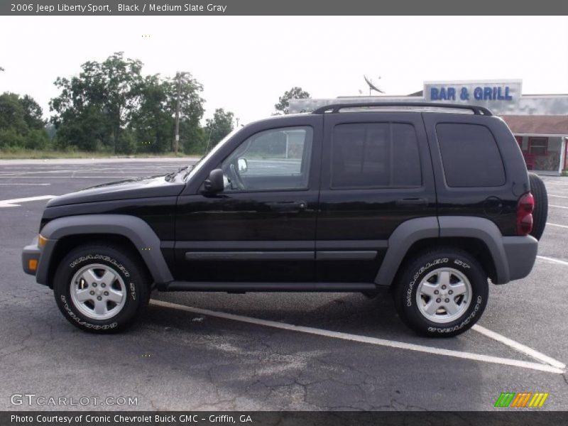 Black / Medium Slate Gray 2006 Jeep Liberty Sport