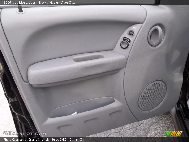 Black / Medium Slate Gray 2006 Jeep Liberty Sport