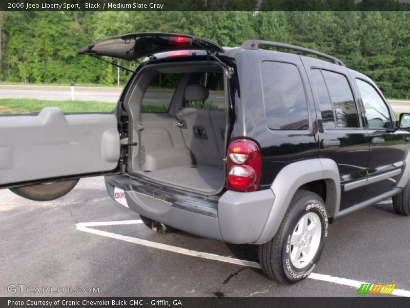 Black / Medium Slate Gray 2006 Jeep Liberty Sport