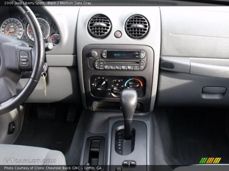 Black / Medium Slate Gray 2006 Jeep Liberty Sport
