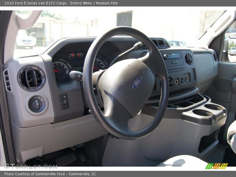 Oxford White / Medium Flint 2010 Ford E Series Van E150 Cargo
