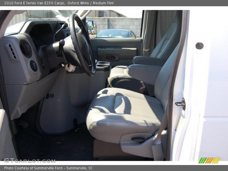Oxford White / Medium Flint 2010 Ford E Series Van E150 Cargo