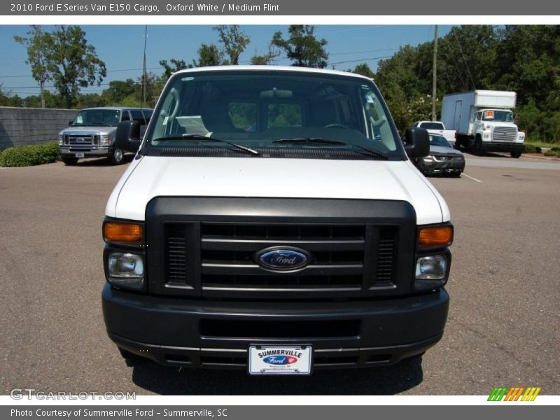 Oxford White / Medium Flint 2010 Ford E Series Van E150 Cargo