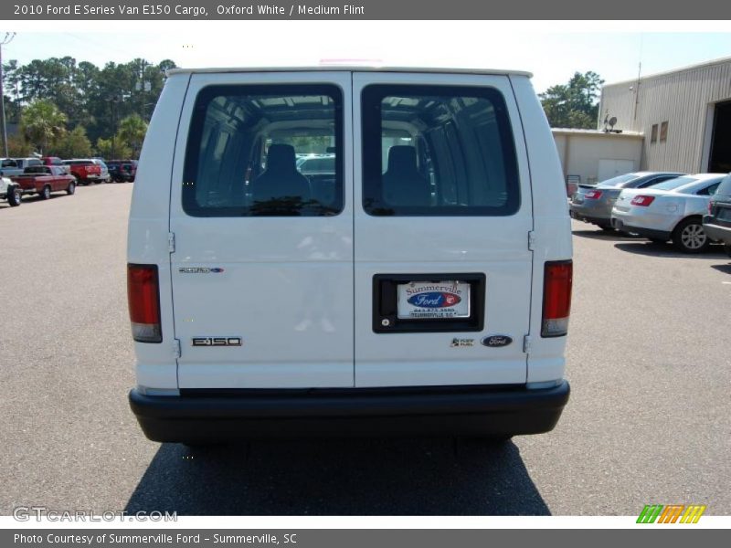 Oxford White / Medium Flint 2010 Ford E Series Van E150 Cargo