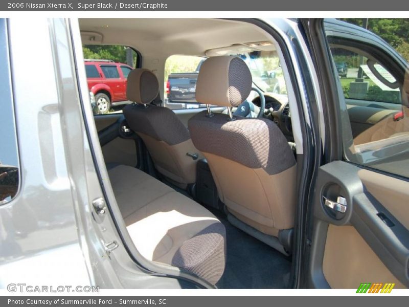Super Black / Desert/Graphite 2006 Nissan Xterra X