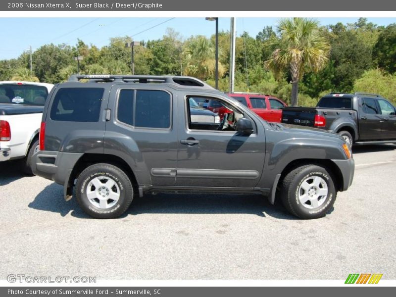 Super Black / Desert/Graphite 2006 Nissan Xterra X