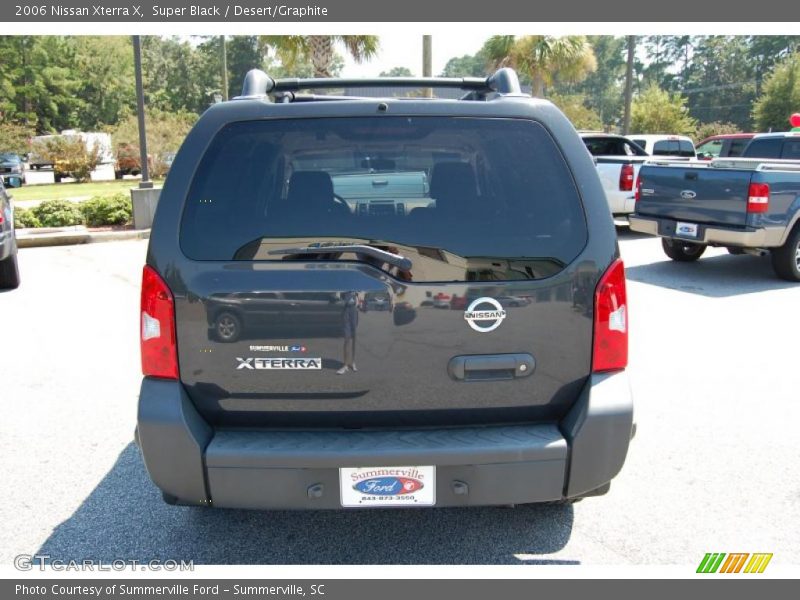 Super Black / Desert/Graphite 2006 Nissan Xterra X