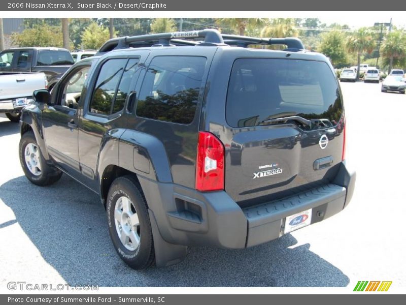 Super Black / Desert/Graphite 2006 Nissan Xterra X