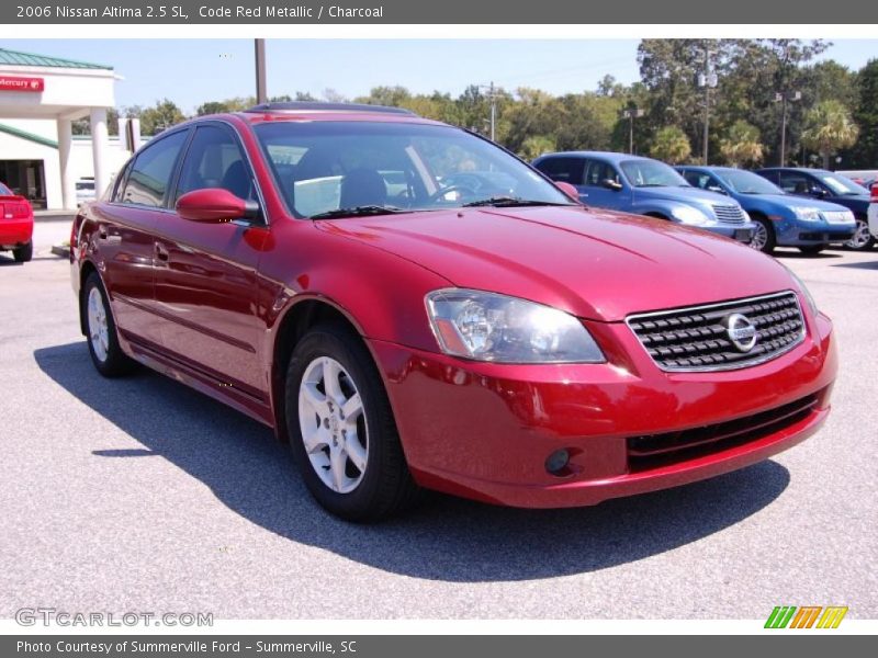 Code Red Metallic / Charcoal 2006 Nissan Altima 2.5 SL
